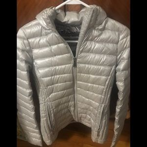 Calvin Klein silver gray jacket xs